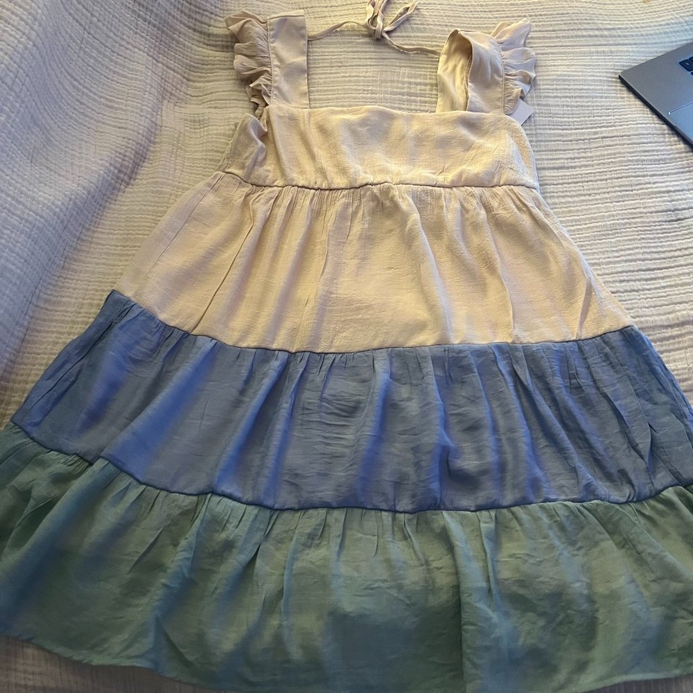 NWT Pastel Color Block Dress - Size L